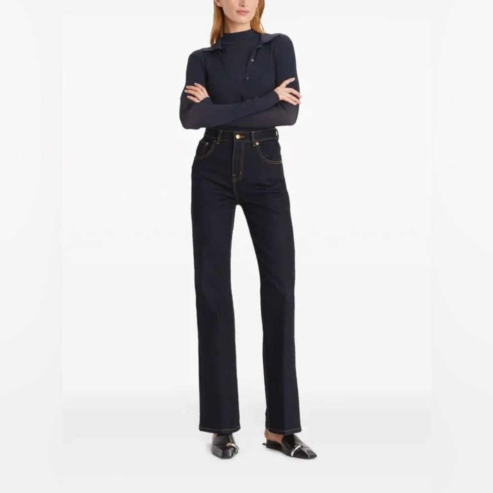 Tory burch classic boot cut jeans 32